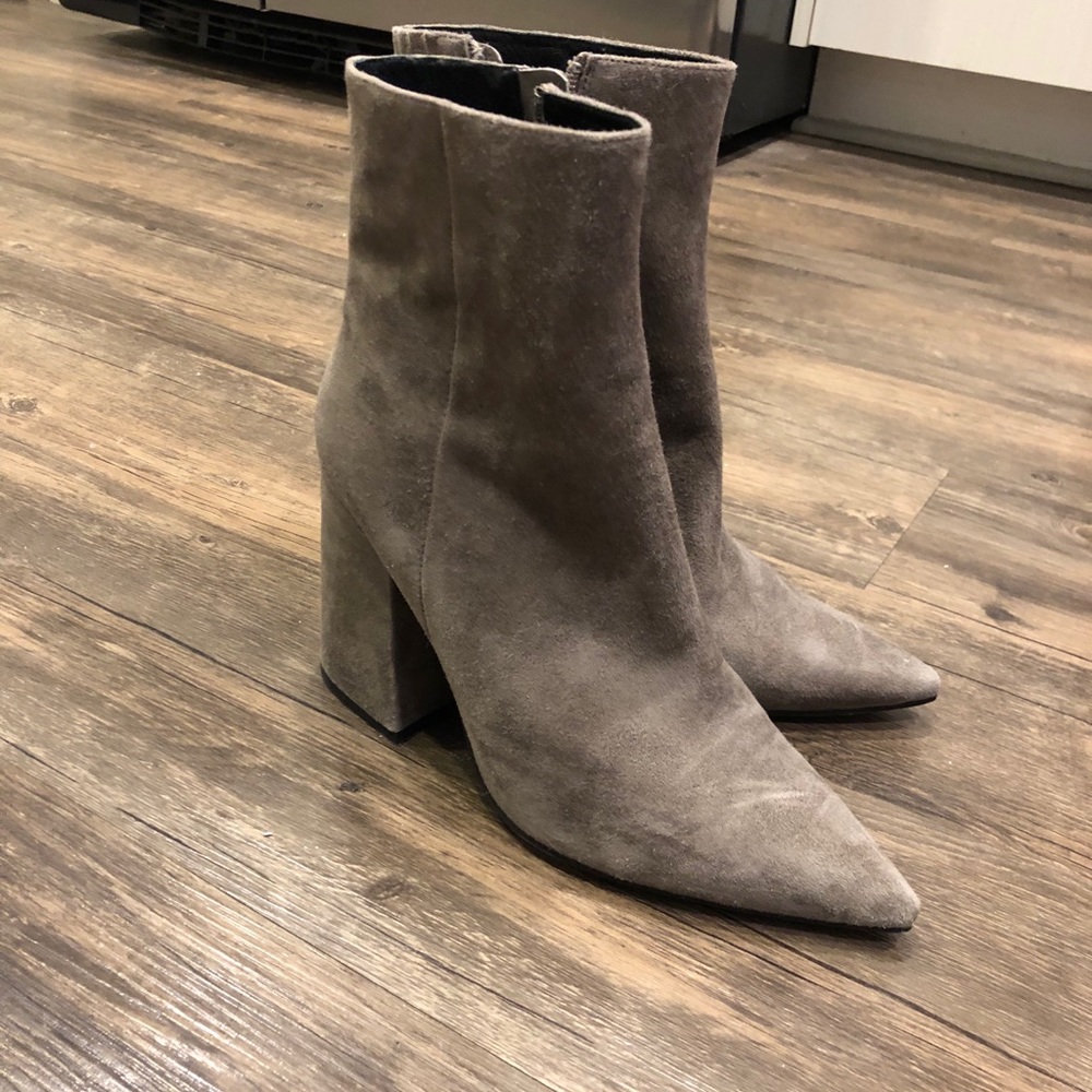 Suede Booties